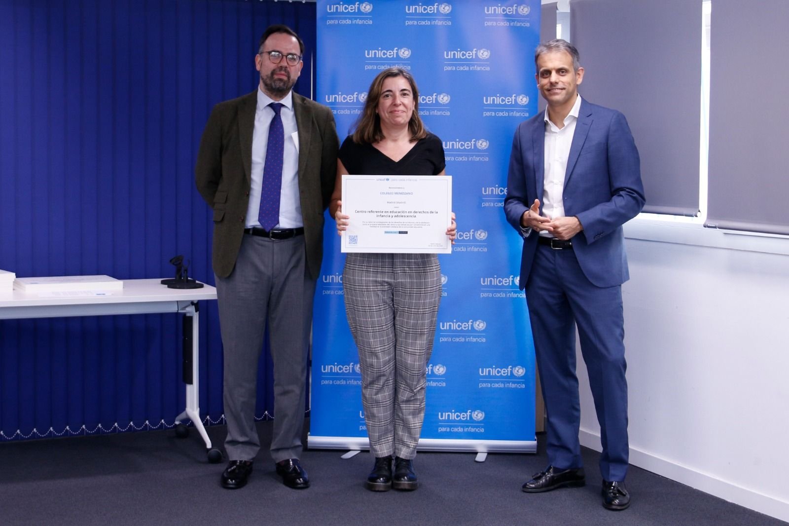 Reconocimiento de Unicef